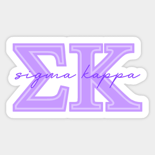 Sigma Kappa Sticker